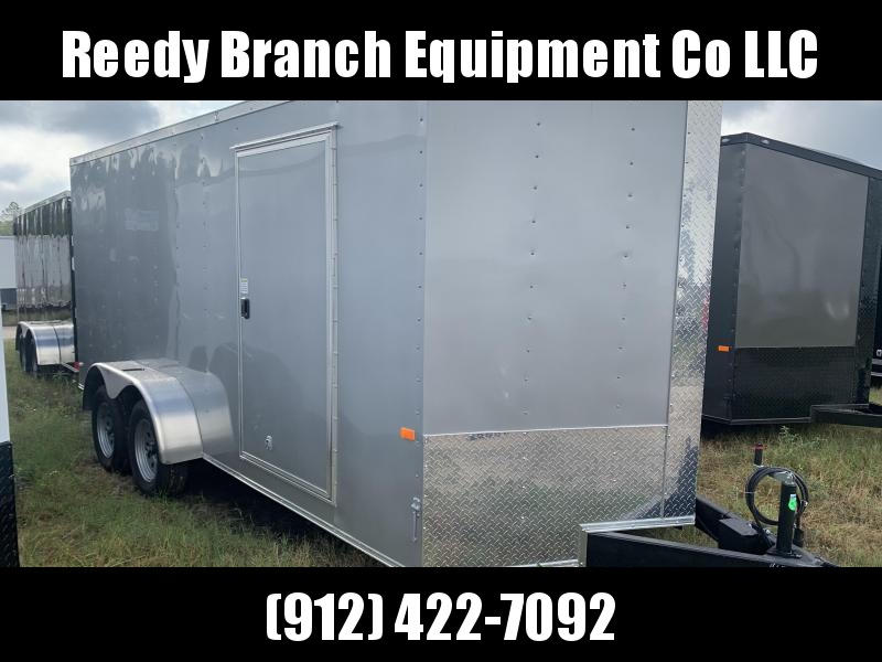 New 7x16 Silver Frost Enclosed Cargo Trailer 7000GVWR New 7x16 Silver Frost Enclosed Cargo Trailer 7000GVWR