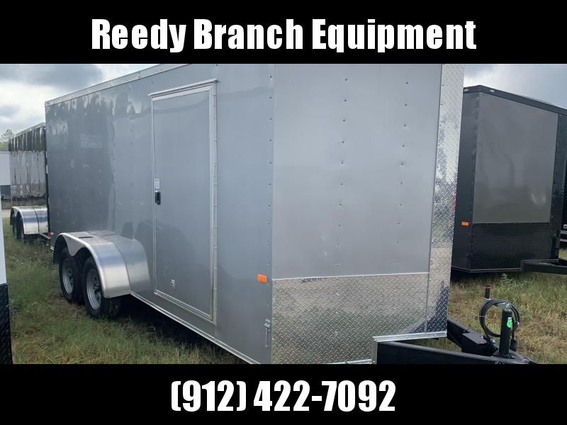 New 7x16 Silver Frost Enclosed Cargo Trailer 7000GVWR New 7x16 Silver Frost Enclosed Cargo Trailer 7000GVWR