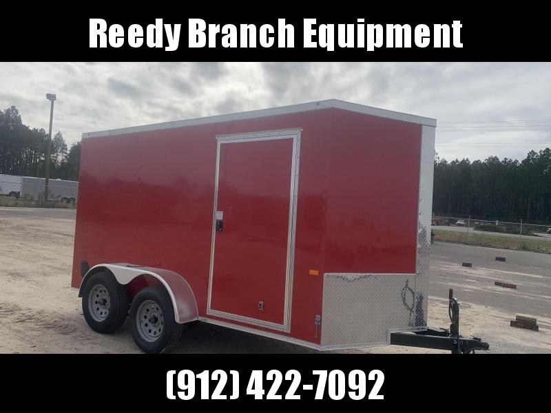 New Red 6x12 TA Rock Solid Cargo Enclosed Trailer (Douglas GA) New Red 6x12 TA Rock Solid Cargo Enclosed Trailer (Douglas GA)