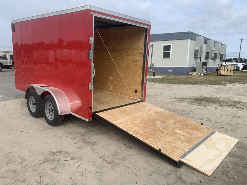 New Red 6x12 TA Rock Solid Cargo Enclosed Trailer (Douglas GA