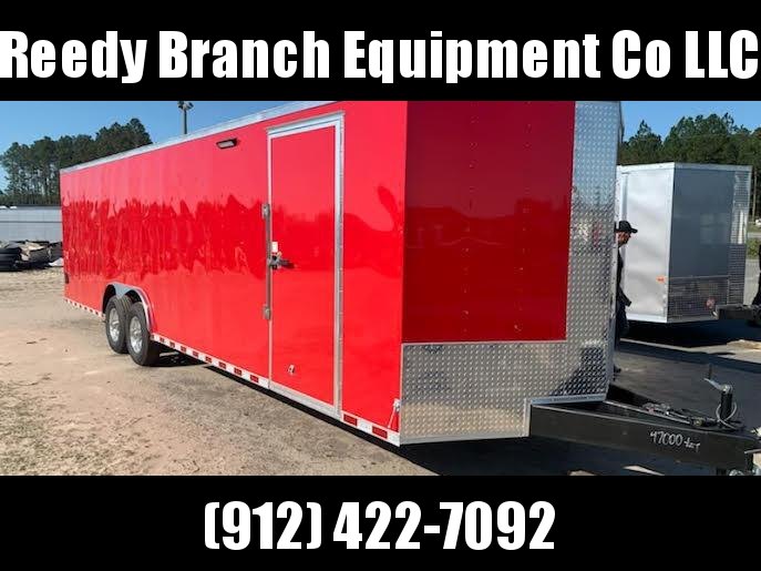 New 8.5x28 Red Rock Solid Cargo Enclosed Trailer New 8.5x28 Red Rock Solid Cargo Enclosed Trailer