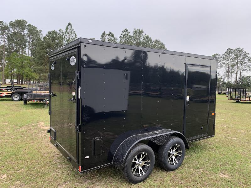 New 6x12TA Blackout Elite Rock Solid Cargo Enclosed Trailer