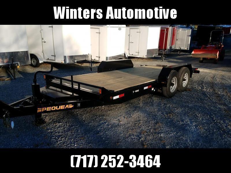 2022 Pequea T100 18 TILT DECK Equipment Trailer 2022 Pequea T100 18 TILT DECK Equipment Trailer