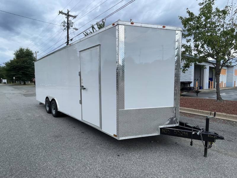 2024 Cynergy Cargo 824ENCL-CUSTOM ENCLOSED WHITE TA 10K DEL RAMP 7' INT HGT 5824W AGED-4%