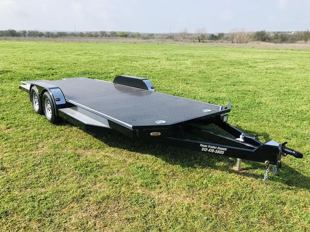 20' Chrome Trim Car Hauler W/ Tilt Deck