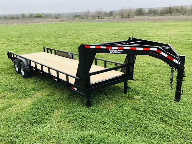 24' X 83" Econo-lowboy Gooseneck Trailer