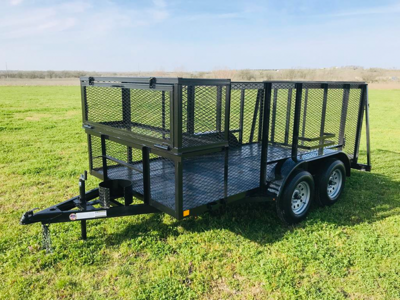12' X 76" Landscape Trailer W/ 4' Walls