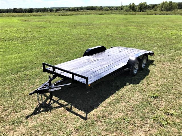 18' x 82" Wood Deck Car Hauler