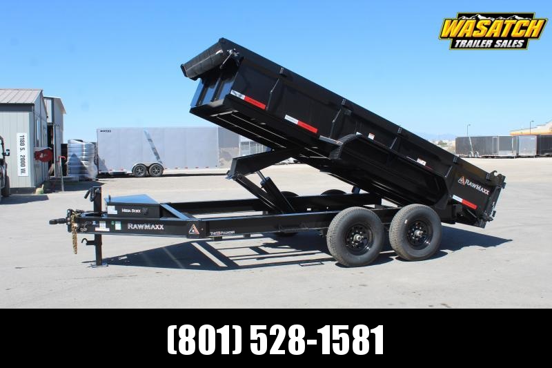 RawMaxx 7x14 HD 8" I Beam Dump Trailer RawMaxx 7x14 HD 8" I Beam Dump Trailer