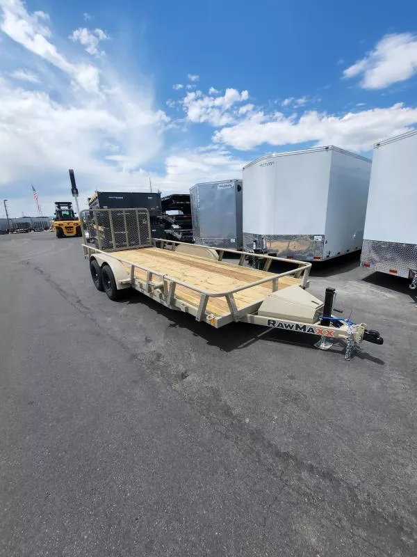 2026 RawMaxx 7X18 UTX 7K Utility Trailer