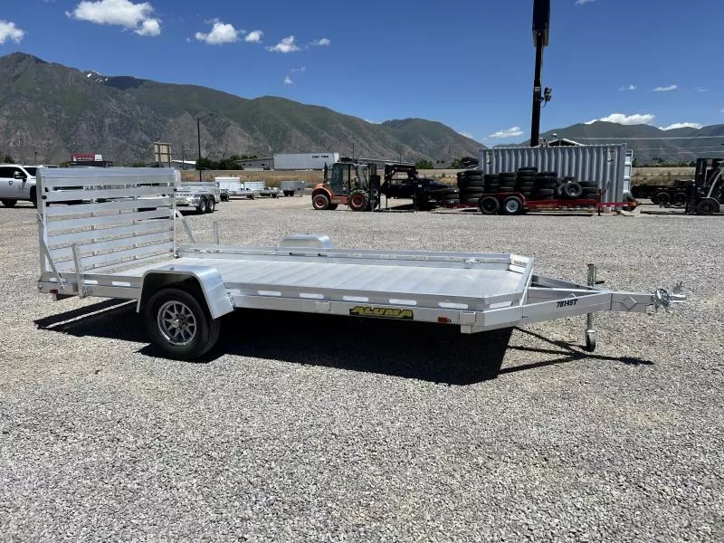 Aluma 7814 6.5x14 SxS Aluminum Utility Trailer