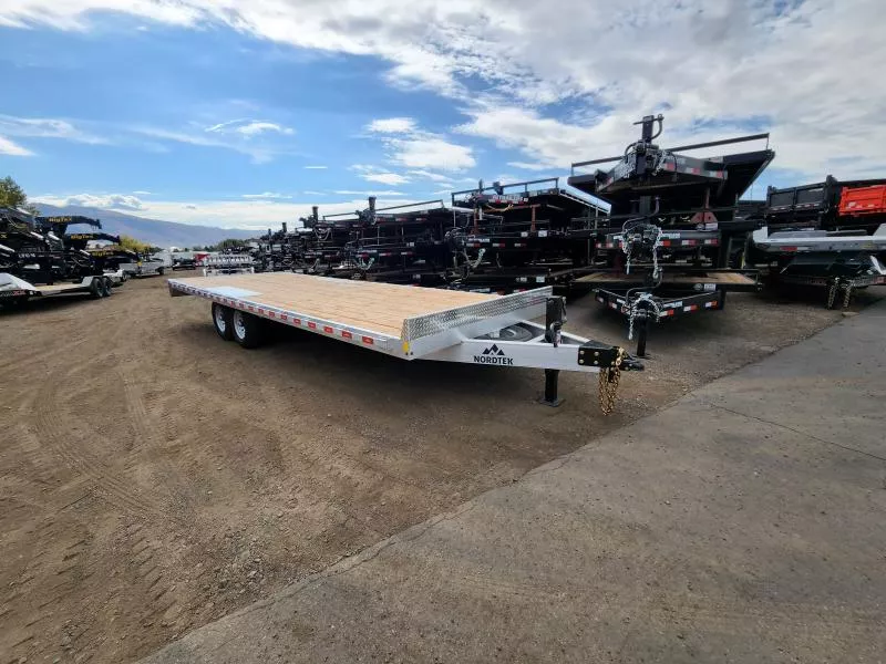 2026 Nordtek Trailers 24' DO 14K Deckover Flatbed Trailer