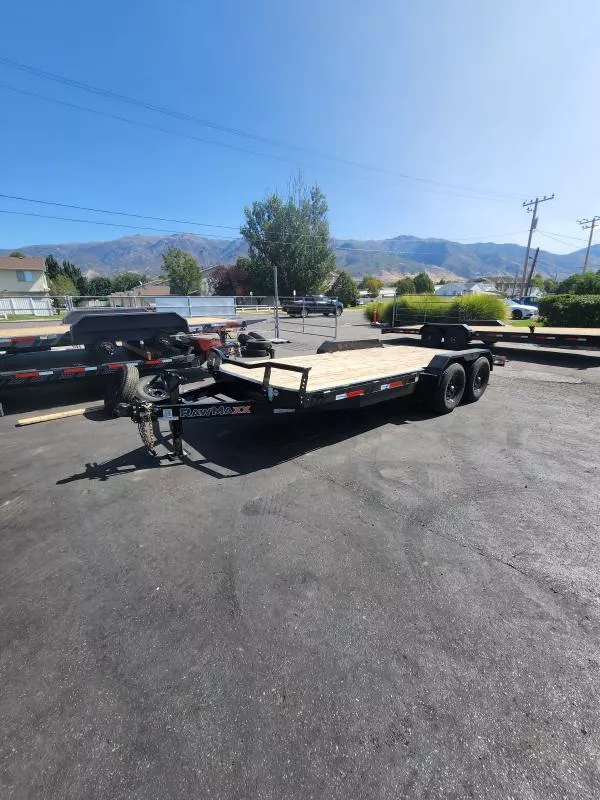 2025 RawMaxx 7X18 ECX Car Hauler 14K Equipment Trailer