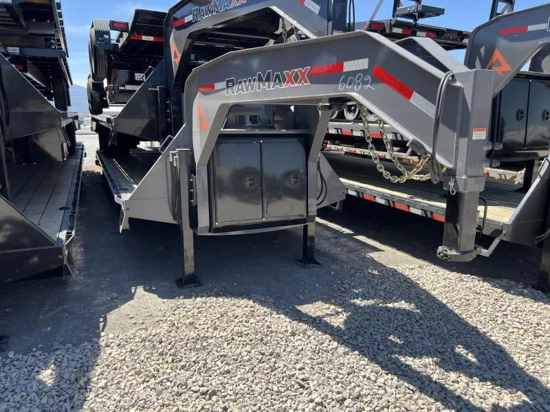 RawMaxx 8.5x28 FDX Tandem Dual Flatbed Trailer