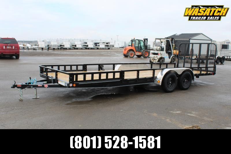 PJ Trailers 7x20 Tandem Axle Channel (UL) Utility Trailer PJ Trailers 7x20 Tandem Axle Channel (UL) Utility Trailer