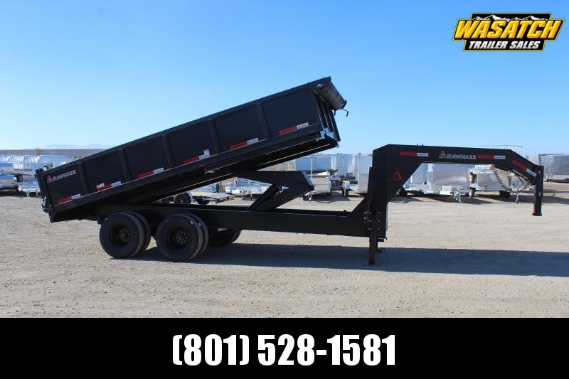RawMaxx 85x16 GN Tandem Dual 20K Dump Trailer RawMaxx 85x16 GN Tandem Dual 20K Dump Trailer