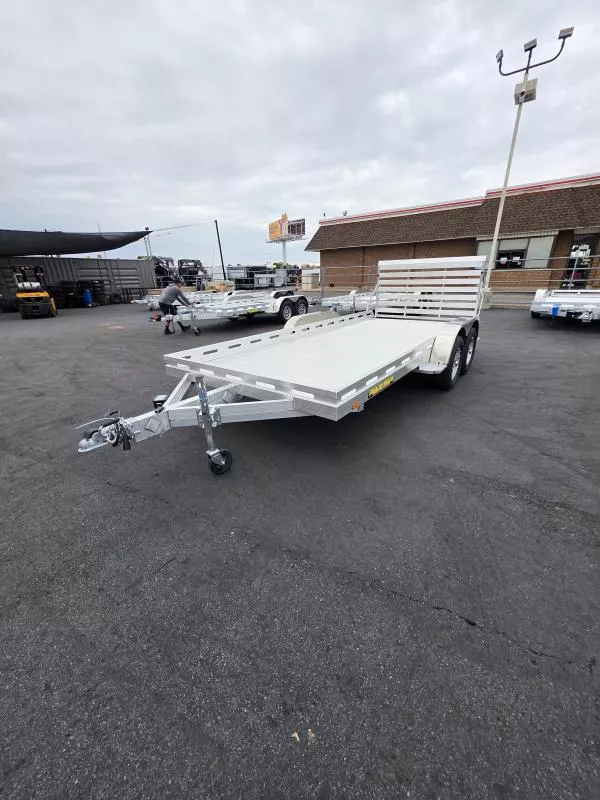 2026 Aluma 8016 (7X16) With Ramps & Tailgate Aluminum Utility Trailer