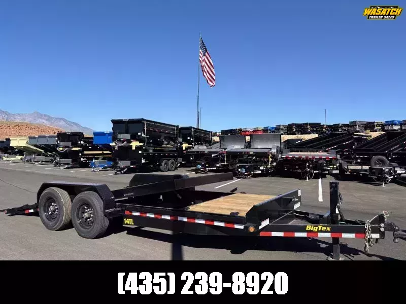 Big Tex Trailers 7X22 14K 14TL TILT Equipment Trailer