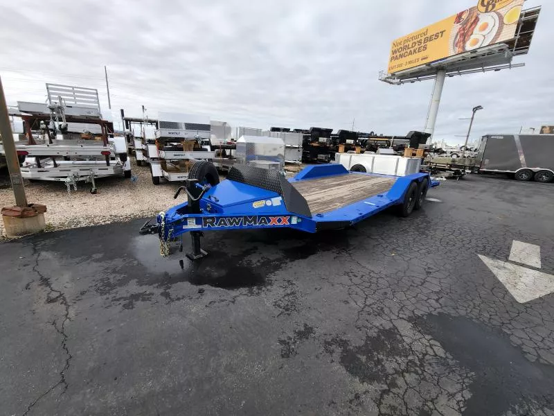 USED 2024 20' Rawmaxx SLX Equipment Flatbed Trailer