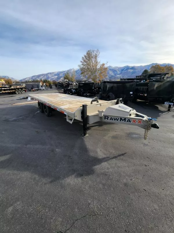 2026 RawMaxx 22' DTX 16K Deckover Tilt WHD Equipment Trailer