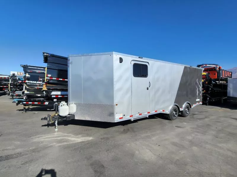 2026 Charmac Trailers 8.5X26 Stealth Snowmobile Hybrid Car Hauler
