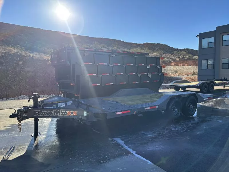 RawMaxx 8.5X20 14K GTX GRAVITY TILT Equipment Trailer