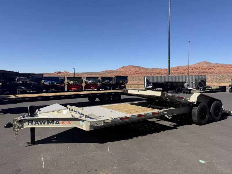 RawMaxx 7X24 20K G7X GRAVITY TILT Equipment Trailer