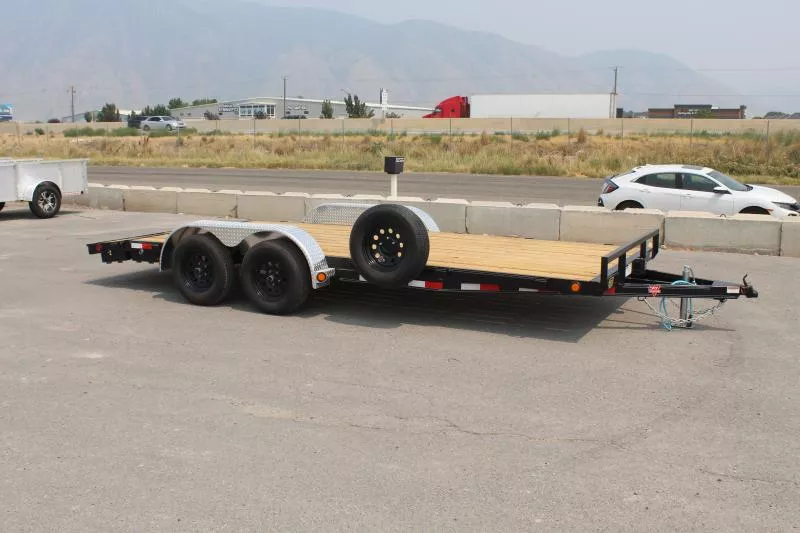 PJ Trailers 7x18 4" Channel Carhauler (C4) Utility Trailer