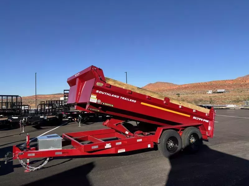 Southland Trailers 7X14 14K 6" TUBE Dump Trailer