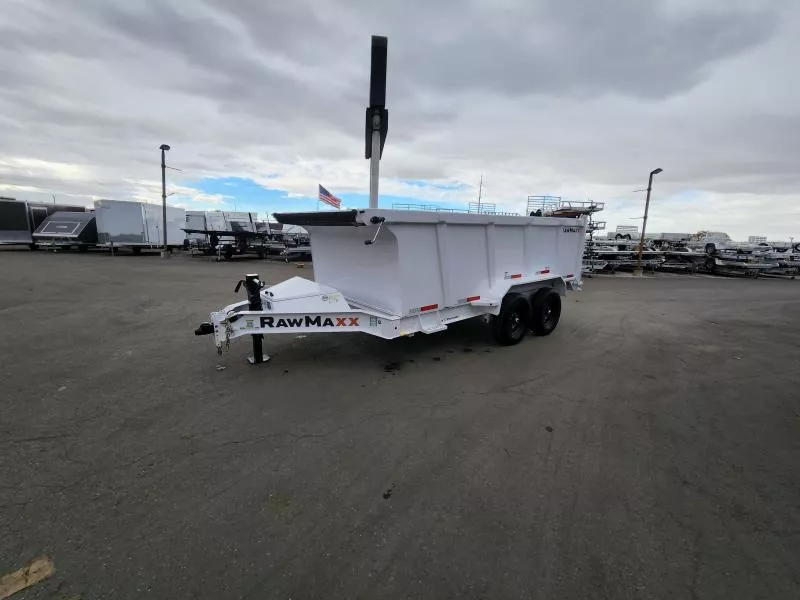 2026 RawMaxx 7X14' LPX with 44" Side Dump Trailer