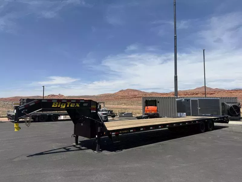 Big Tex Trailers 8.5X40 23.9K TANDEM DUAL GOOSENECK Flatbed Trailer