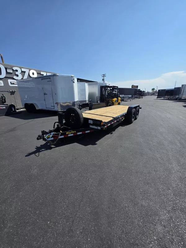 USED 2026 7X20 14TL Tilt Big Tex 14K Flatbed Trailer