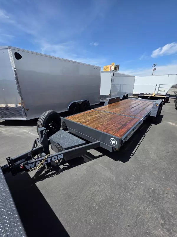 2025 Walton Trailers 7X22 TSX Hydraulic Tilt Flatbed Trailer