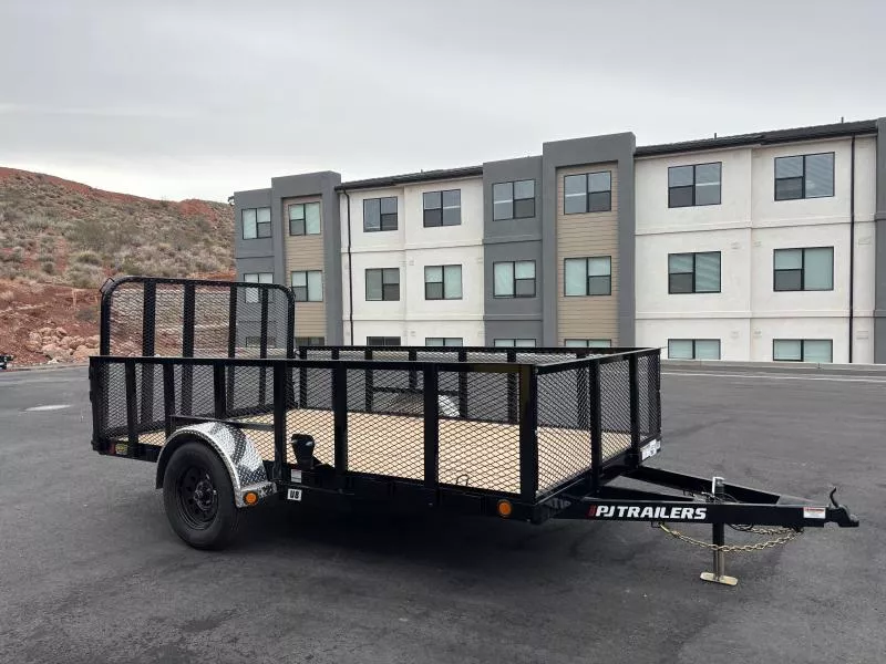 PJ Trailers 7X12 3.5K U8 SINGLE CHANNEL LANDSCAPE Utility Trailer