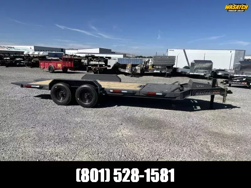 RawMaxx 7x20 G7X I-Beam Gravity Tilt Equipment Trailer