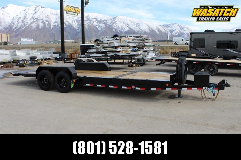 PJ Trailers 7x22 HD Equipment Tilt 6" Channel (TJ) Equipment Trailer PJ Trailers 7x22 HD Equipment Tilt 6" Channel (TJ) Equipment Trailer