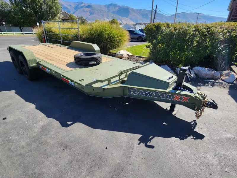 RawMaxx 7X22 20K G7X GRAVITY TILT Equipment Trailer