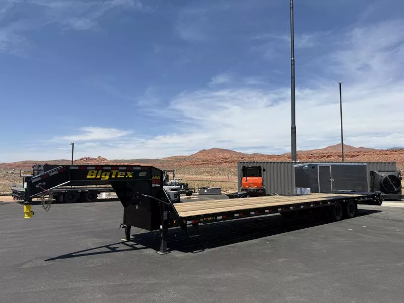 Big Tex Trailers 8.5X40 23.9K TANDEM DUAL GOOSENECK Flatbed Trailer