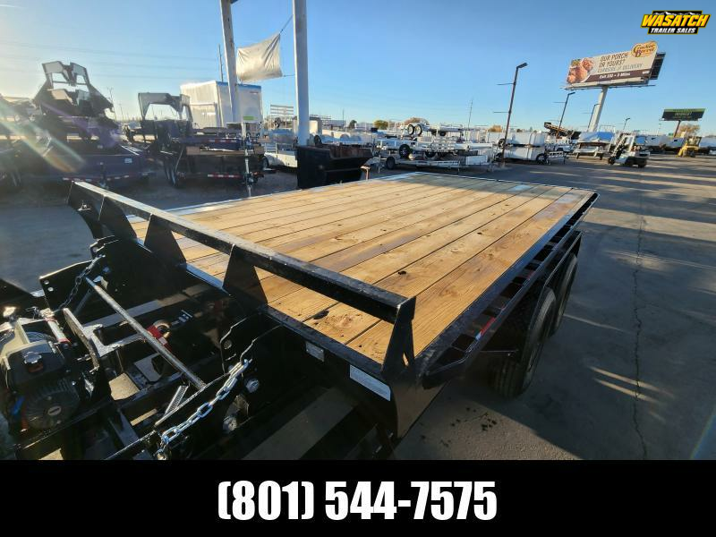 2023 RawMaxx RDX 14' Flatbed/RollOff Dump Bed Wasatch Trailer Sales