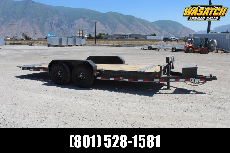 PJ Trailers 7x18 6" Channel Equipment Tilt (T6) Equipment Trailer PJ Trailers 7x18 6" Channel Equipment Tilt (T6) Equipment Trailer