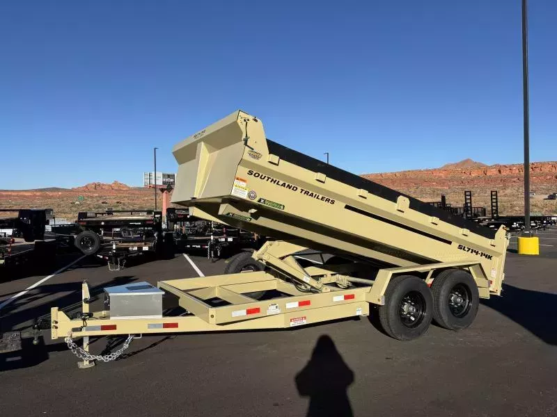 Southland Trailers 7X14 14K 6" TUBE Dump Trailer