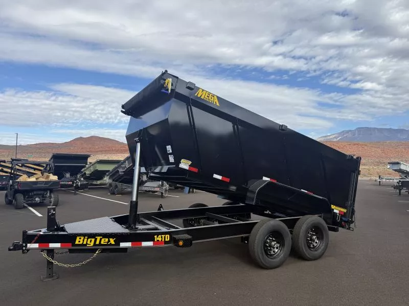 Big Tex Trailers 7X14 15.4K TD HEAVY DUTY TELESCOPIC Dump Trailer