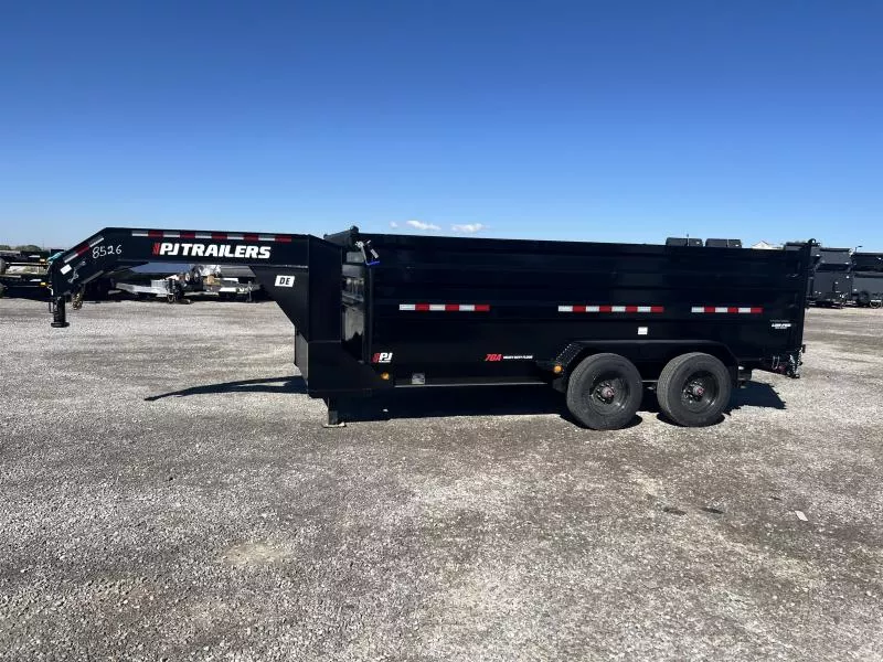 PJ Trailers 7x16 HD Low-Pro Dump (DE) Dump Trailer