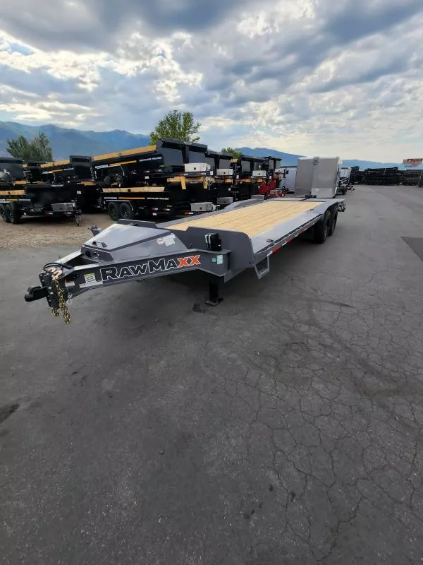 2026 RawMaxx 24' LDX 20K Equipment Flatbed Trailer