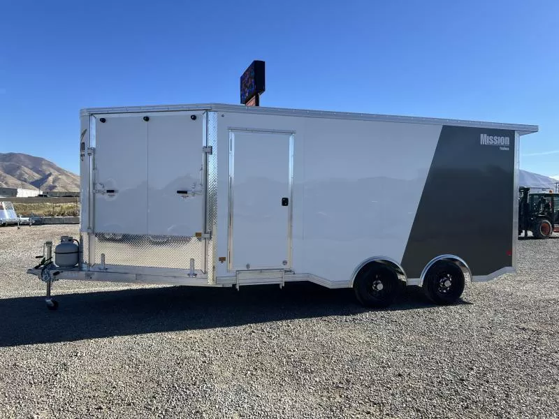 ALCOM 8.5x22 Peak Value Aluminum Snowmobile Trailer