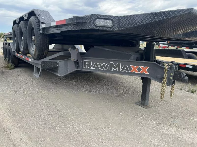 RawMaxx 7x26 G3X I-Beam Gravity Tilt Equipment Trailer