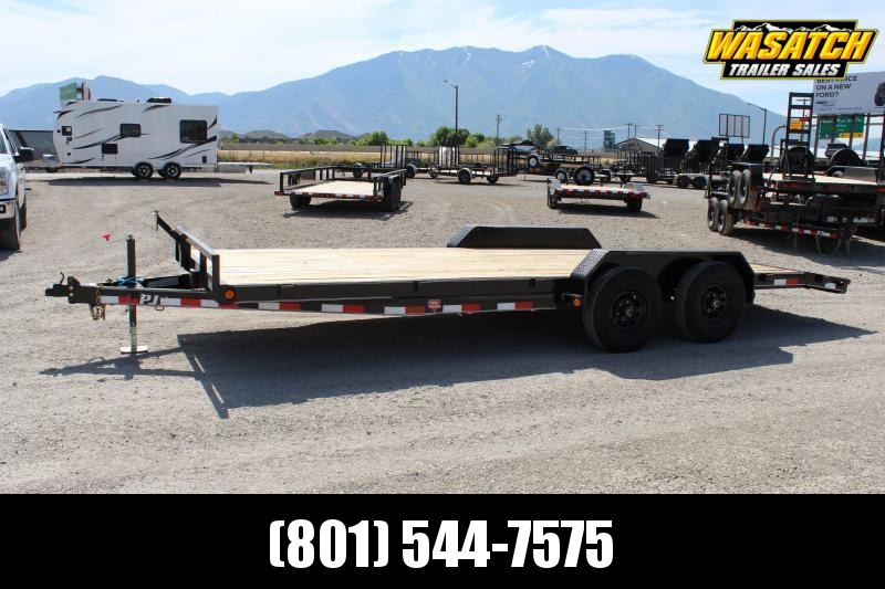 PJ Trailers 7x16 5" Channel Carhauler (CE) Equipment Trailer PJ Trailers 7x16 5" Channel Carhauler (CE) Equipment Trailer