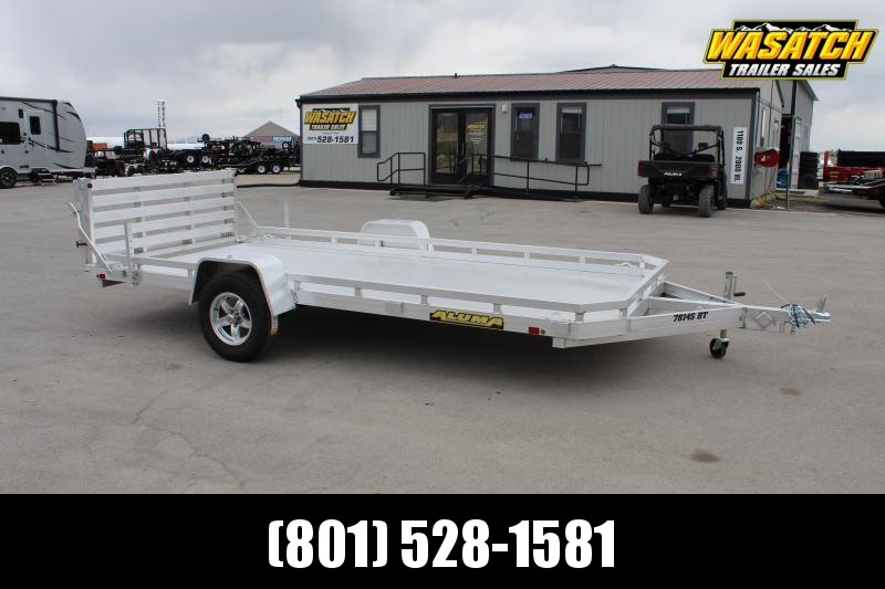 ***Aluma 7814BT Aluminum Utility Trailer w/ Electric Brakes*** ***Aluma 7814BT Aluminum Utility Trailer w/ Electric Brakes***