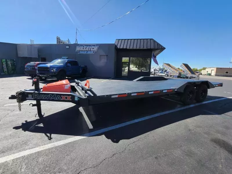2026 RawMaxx 24' FYH Full Tilt 16K Equipment Flatbed Trailer