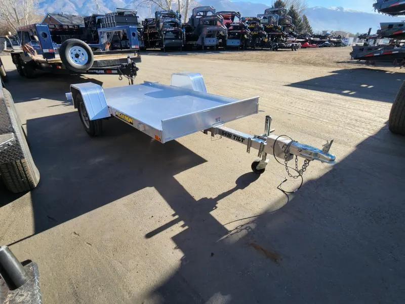 USED 2024 5410 (4.5X10) Tilt Aluminum Utility Trailer